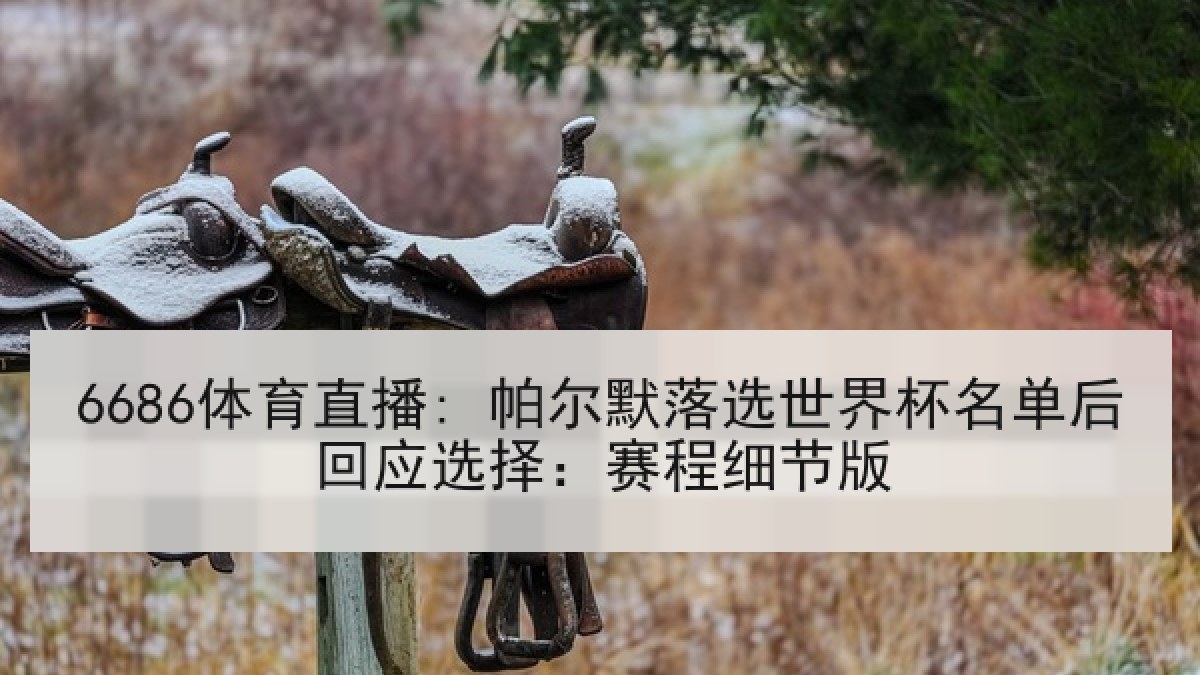 6686体育直播: 帕尔默落选世界杯名单后回应选择:赛程细节版 6686体育直播: 帕尔默落选世界杯名单后回应选择:赛程细节版